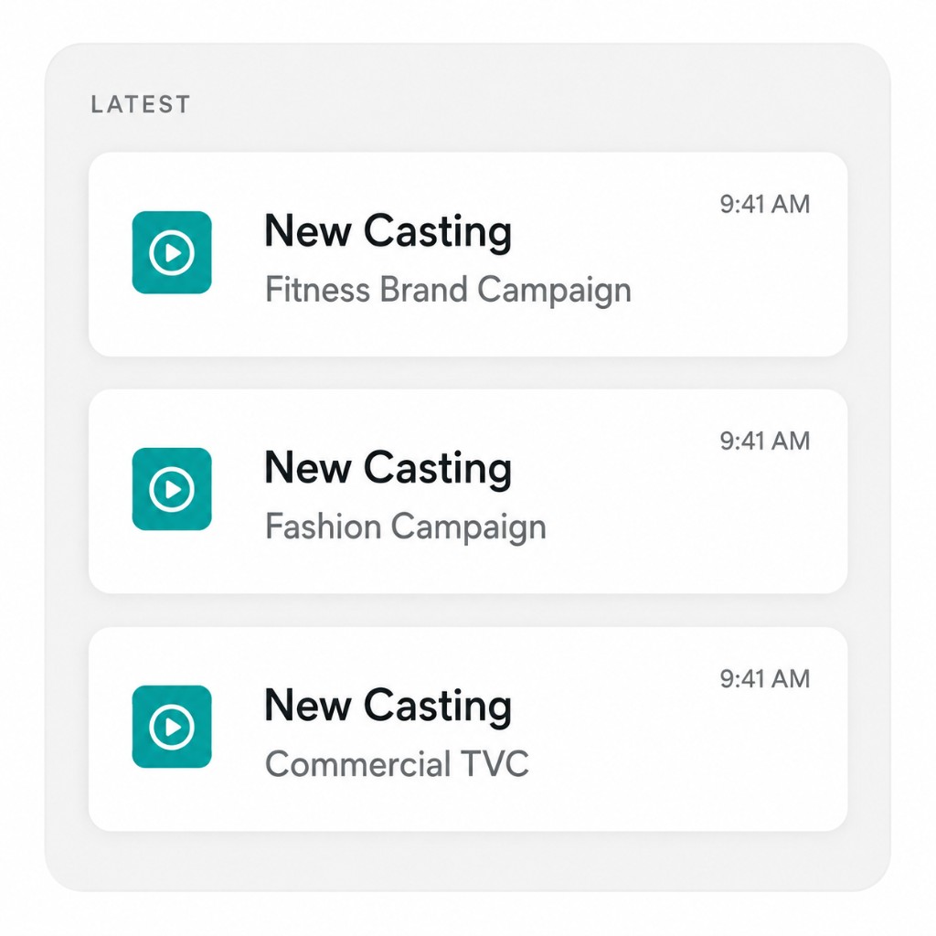 New casting opportunities in the bookd! app