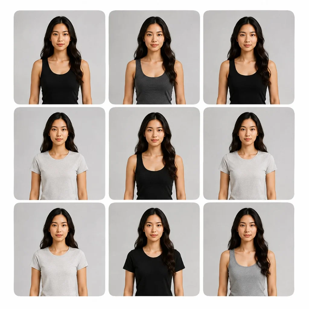 Client-ready profile visible to casting clients