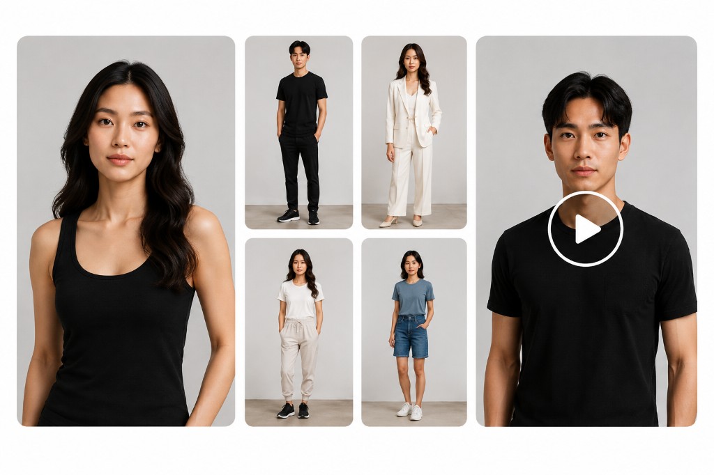 Headshots, portfolio looks, polaroids and video casting from a Client Ready session