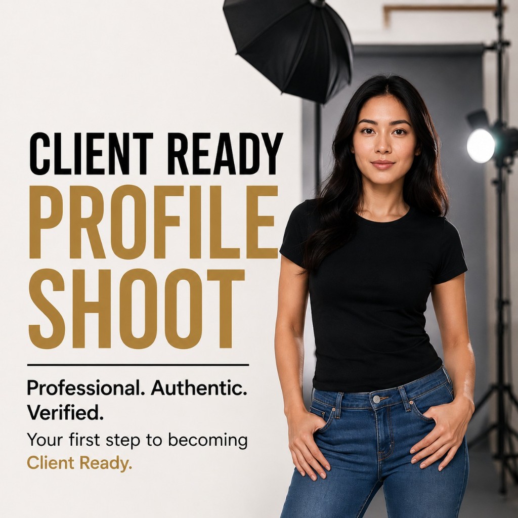 Client Ready Profile Shoot — professional studio session at bookd!